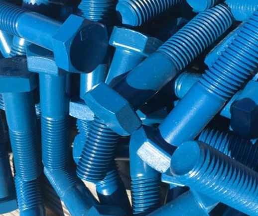 PTFE Coated Nut Bolts 13 ptff coated fasteners manufacturer india 1